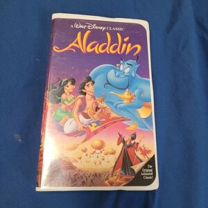 Disney Aladdin VHS Tape Black Diamond "The Classics" Excellent Pre-Loved Cond.